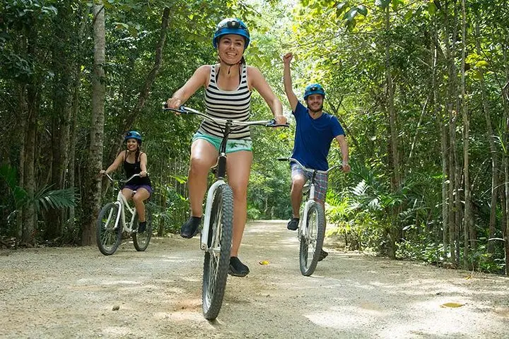 Underground River Cenote Tour with Bike, Rappel and Ziplines — 3