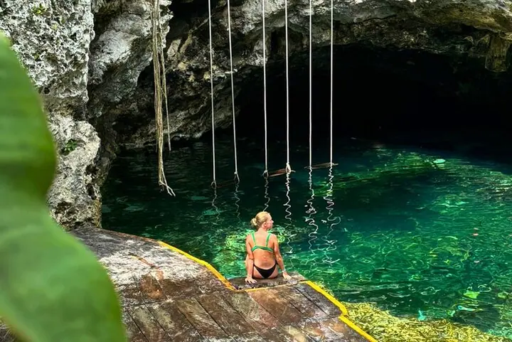 Tulum Day Tour Cenote and Swimming with Turtles From Cancun — 2