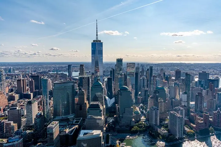NY Vertolyot Turi: Nyu-York osmono‘par binolari Nyu-Jersidan bilan — 2