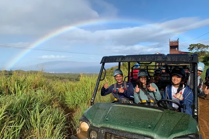 6 Aventura de tirolesa doble en la montaña en Maui — 4