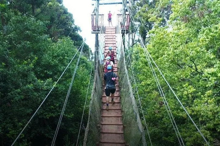 6 Aventura de tirolesa doble en la montaña en Maui — 5