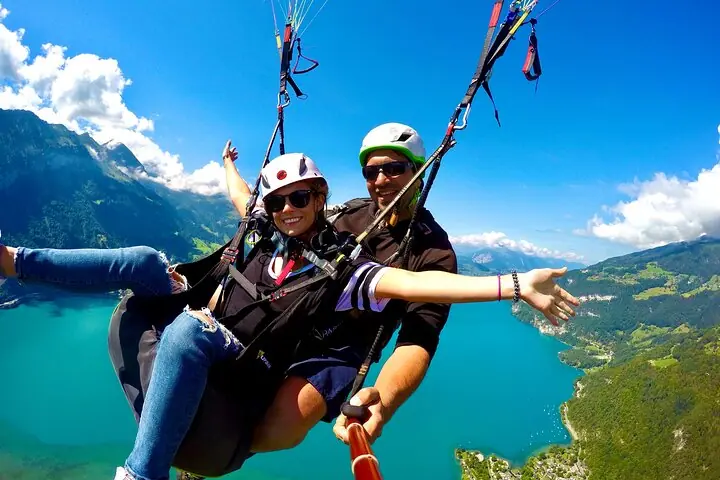 Interlaken tandem paraplanda yuqori parvoz | Shveytsariya