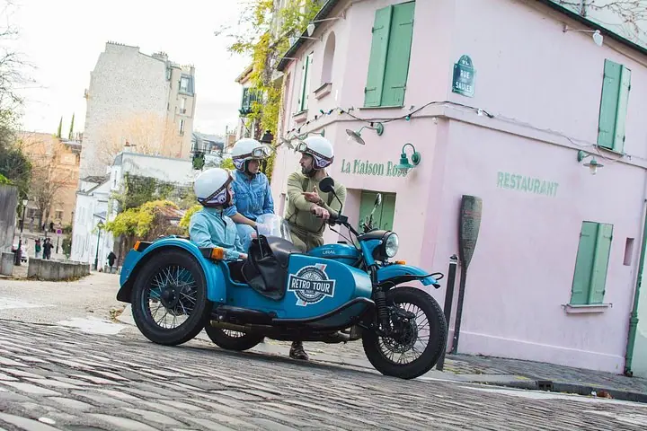 Recorrido privado por la ciudad de París Vintage en una motocicleta con sidecar — 3