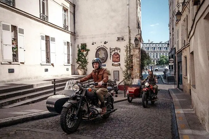 Recorrido privado por la ciudad de París Vintage en una motocicleta con sidecar — 5
