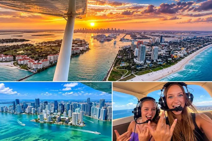 South Beach Miami Lufttour: Strände, Villen und Skyline