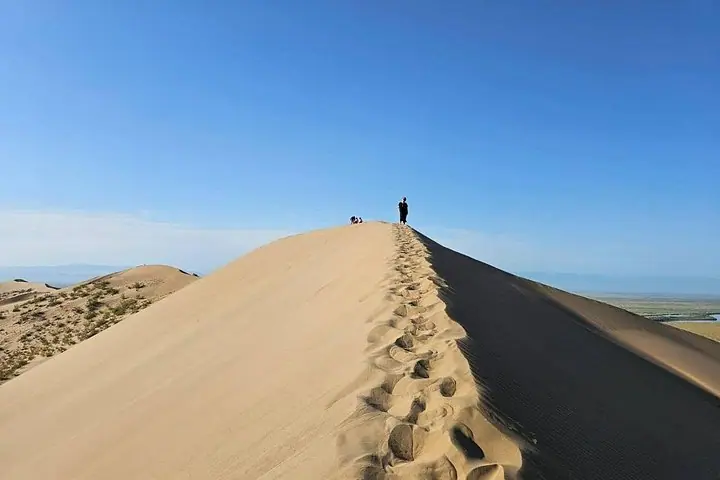 阿尔金埃梅尔 1-2 天歌唱沙丘和阿克套山脉团体游 — 2