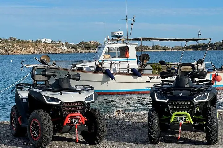 Откройте для себя тур на квадроциклах 650cc по Миконосу — 4