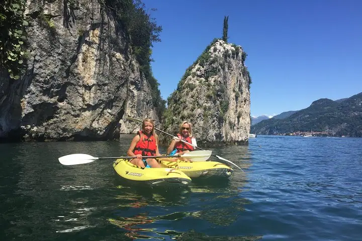 Kajaktour auf dem Comer See ab