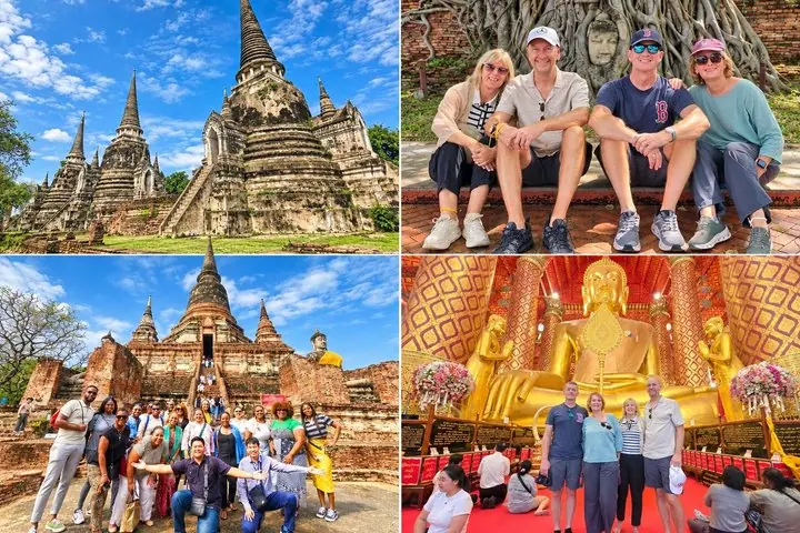 Private Ayutthaya World Heritage Site with Boat Tour Premium
