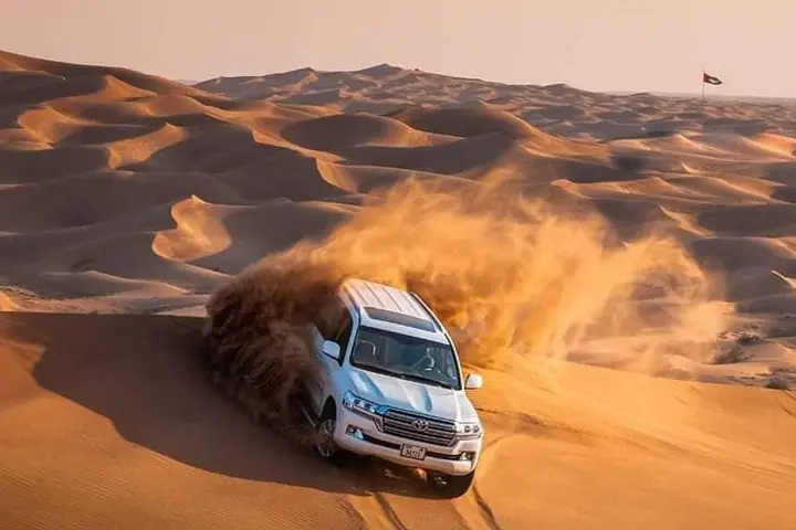 Private Dubai Desert Safari, Camel Ride, Sandboarding, Quad Bike — 4