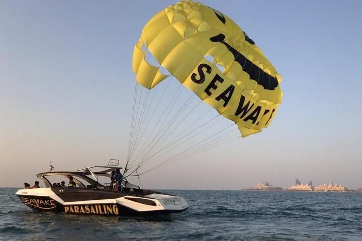 Dubai'de Jumeirah Plajı Parasailing Deneyimi — 3