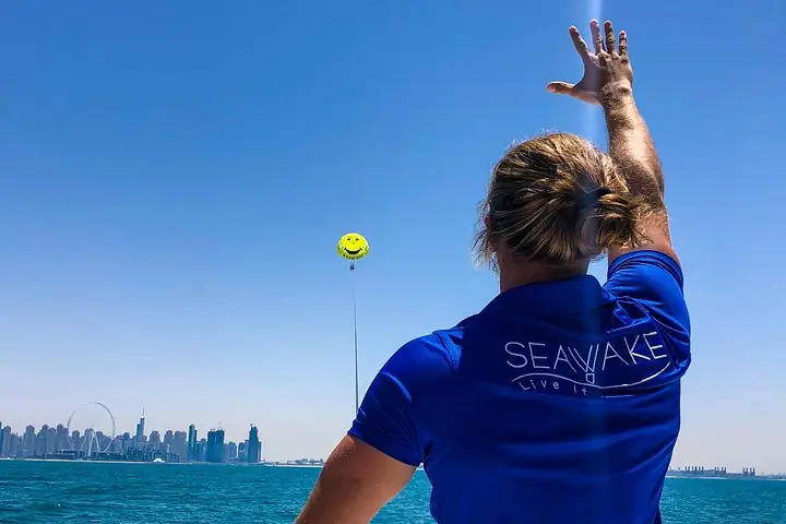 Dubai'de Jumeirah Plajı Parasailing Deneyimi — 5