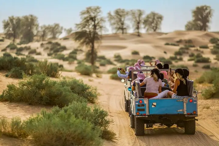 Dubai: Heritage Desert Safari in Vintage Land Rover with Dinner — 2