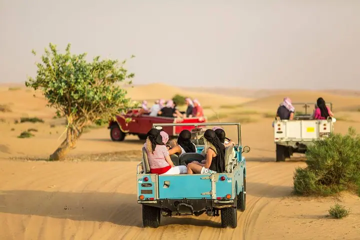 Dubai: Heritage Desert Safari in Vintage Land Rover with Dinner — 5