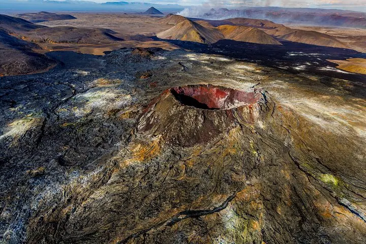 Privater Reykjavik Hubschrauberflug : Reykjanes Halbinsel und Vulkanlandschaften