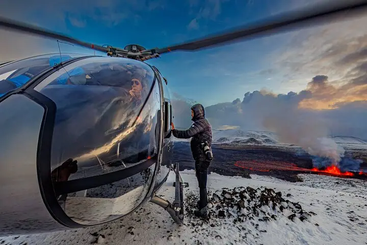 Voo de helicóptero privado em Reykjavik: Península de Reykjanes e paisagens vulcânicas — 2