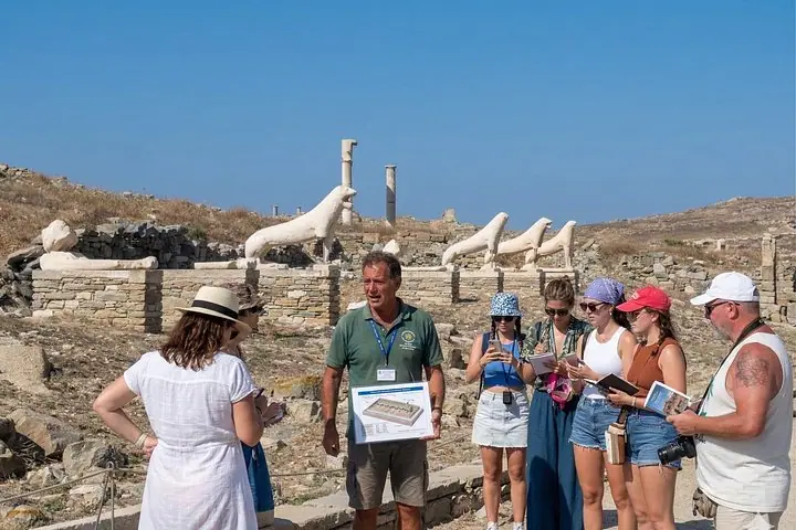 Rheniyaga Mykonos elkanli kruizi, Delosga gid hamrohligida ekskursiya, tushlik va ichimliklar — 4