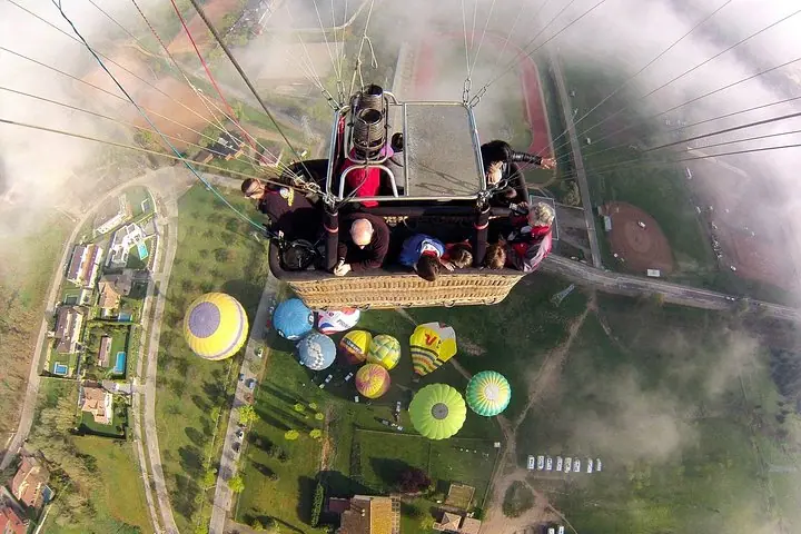 Globo aerostático Kon- Montserrat incluyendo la pickup de Barcelona — 2